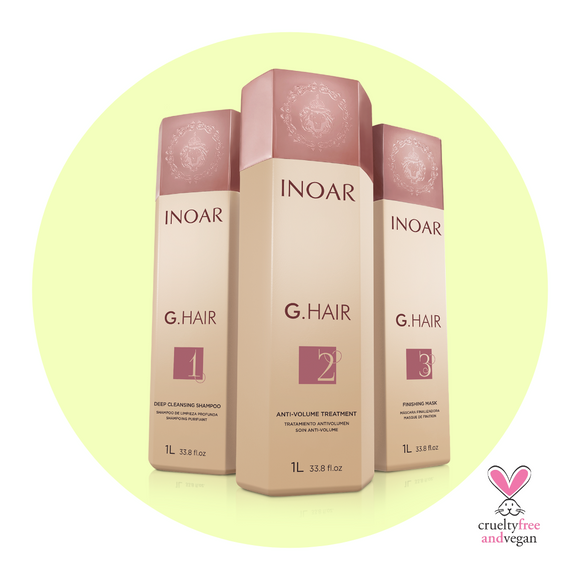 Inoar G-Hair Keratin Smoothing System 1 Liter Kit