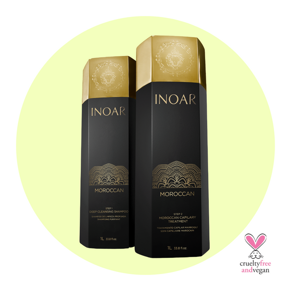 Inoar Moroccan Keratin Smoothing System 1 Liter Kit